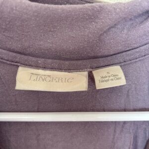 Nordstrom Purple Lingerie Pajama Top